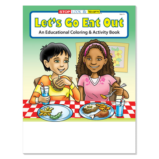 Restaurant coloring and activity book for kids