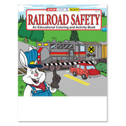 Railroad Safety coloring book for kids