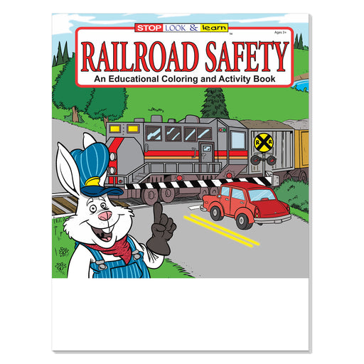 Railroad Safety coloring book for kids