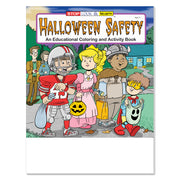 Halloween Safety coloring book for kids cover