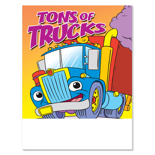 Tons of Trucks coloring book for kids