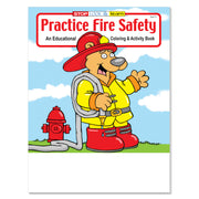Practice Fire Safety coloring book for kids with fire prevention activities