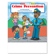 Crime Prevention coloring book for kids about safety and making smart choices