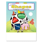 Fun With Shapes coloring and activity book for kids