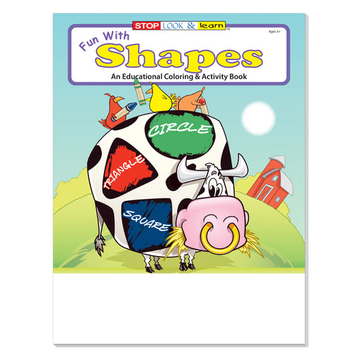 Fun With Shapes coloring and activity book for kids