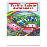 Traffic Safety Awareness coloring book for kids