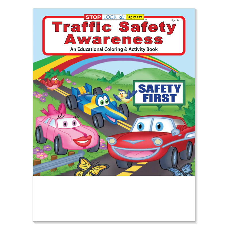Traffic Safety Awareness coloring book for kids