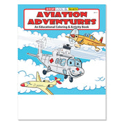 Aviation Adventures kids coloring and activity books in bulk