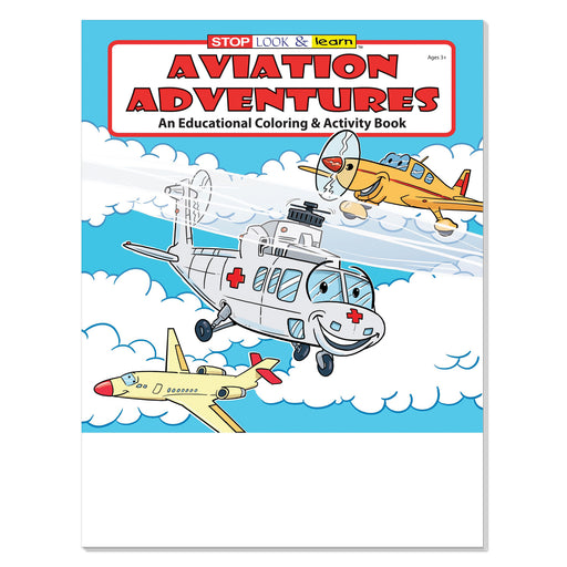 Aviation Adventures kids coloring and activity books in bulk