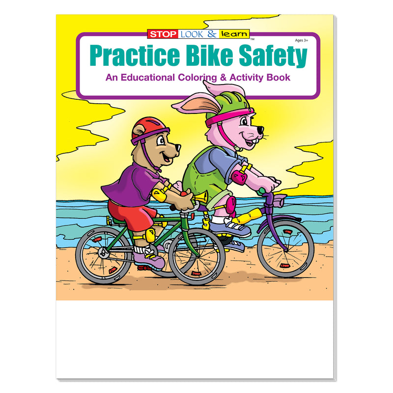 Practice Bike Safety coloring book for kids