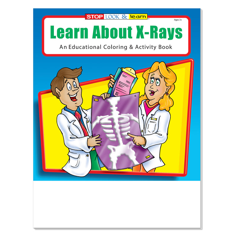 Learn About X-Rays coloring and activity book for kids
