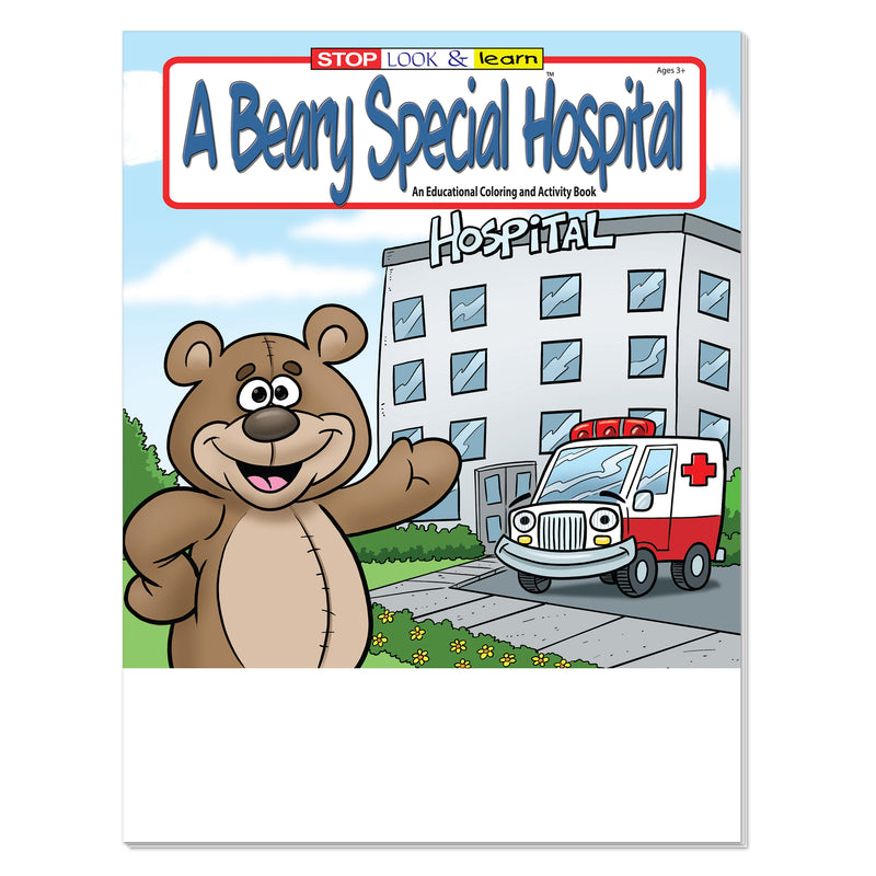 Hospital Visit Custom Coloring Books for Kids - Bulk Packs