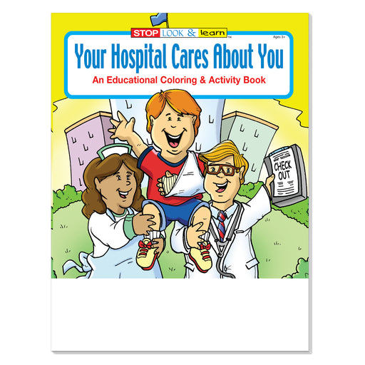 Hospital visit coloring and activity book for kids
