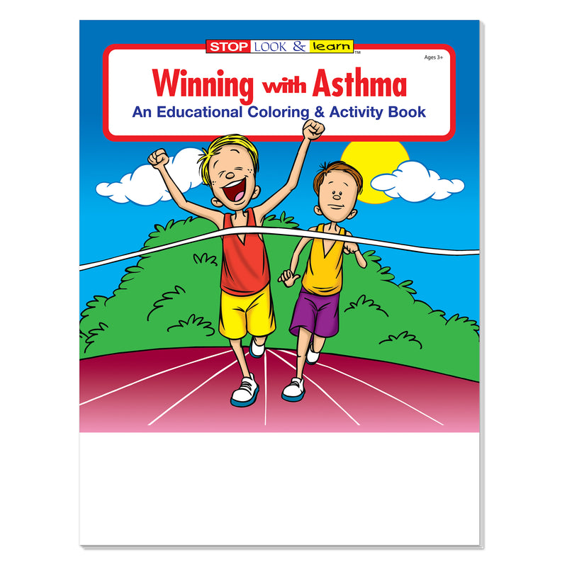 Winning With Asthma coloring and activity book for kids