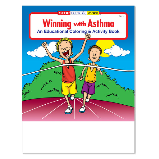 Winning With Asthma coloring and activity book for kids