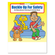 Buckle Up for Safety coloring book for kids