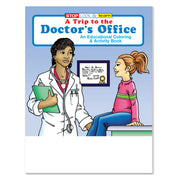A Trip to the Doctor’s Office coloring and activity book for kids