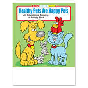 Healthy Pets Are Happy Pets coloring and activity book for kids