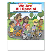 We Are All Special coloring and activity book for kids about individuality and confidence