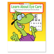 Learn About Eye Care coloring and activity book for kids