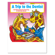 Dentist visit coloring and activity book for kids