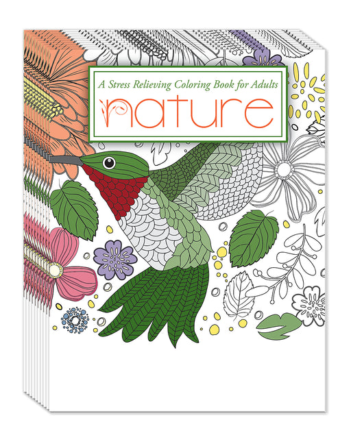 ZoCo - Adult Stress Relieving Coloring Books: NATURE