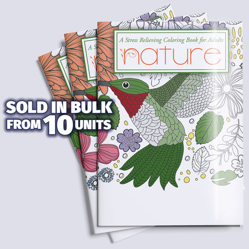 ZoCo - Adult Stress Relieving Coloring Books: NATURE