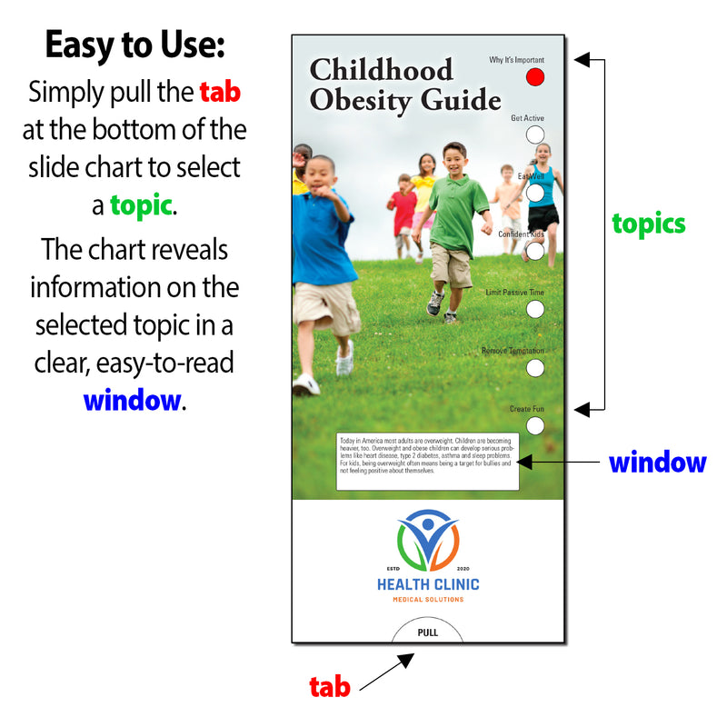 Childhood Obesity Guide - Slide Charts - Add Your Logo + Text