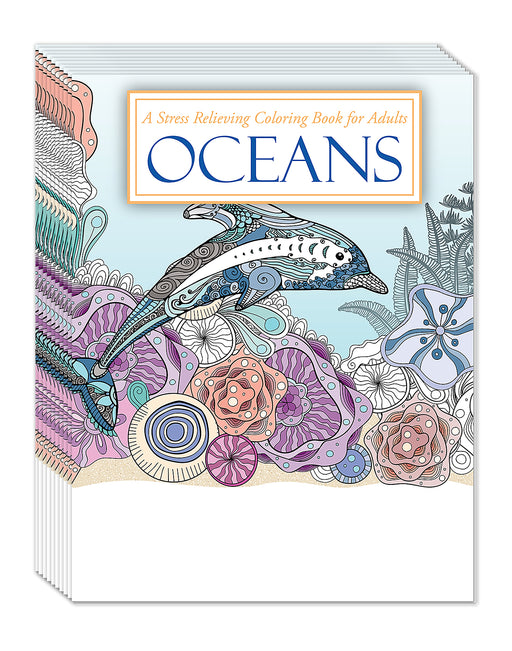 ZoCo - Adult Stress Relieving Coloring Books: OCEANS