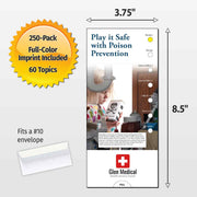 Poison Prevention Custom Slide Charts - 3.75 x 8.5 - Min Qty 250