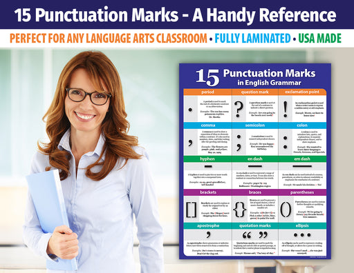 Punctuation Marks Poster by ZoCo Products