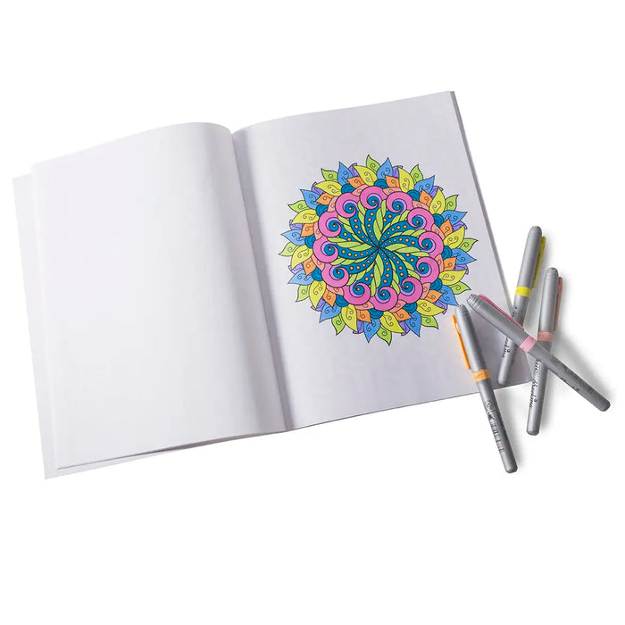 PATTERNS - Adult Stress Relieving Coloring Books - 8" x 10.5"