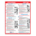 CPR & Choking First Aid - Quick Reference Card with Magnets