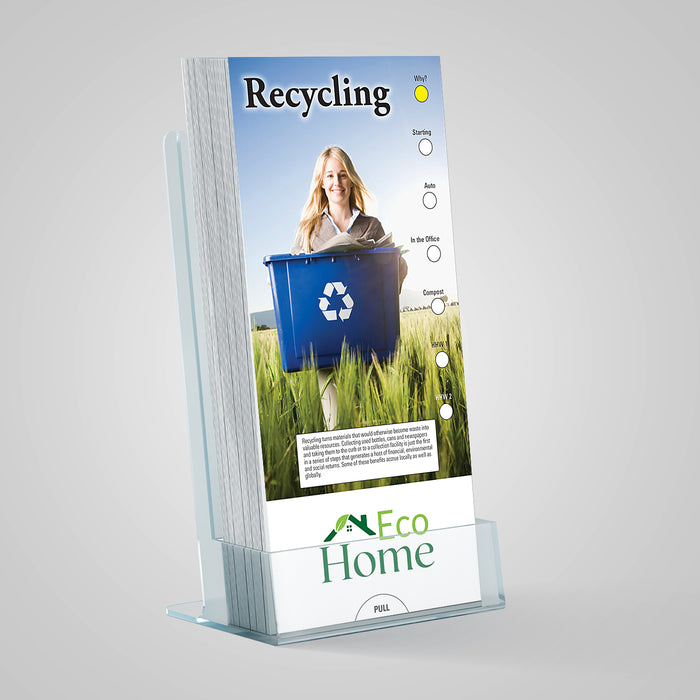Recycling Slide Charts (Qty 250) - Customize with Your Imprint