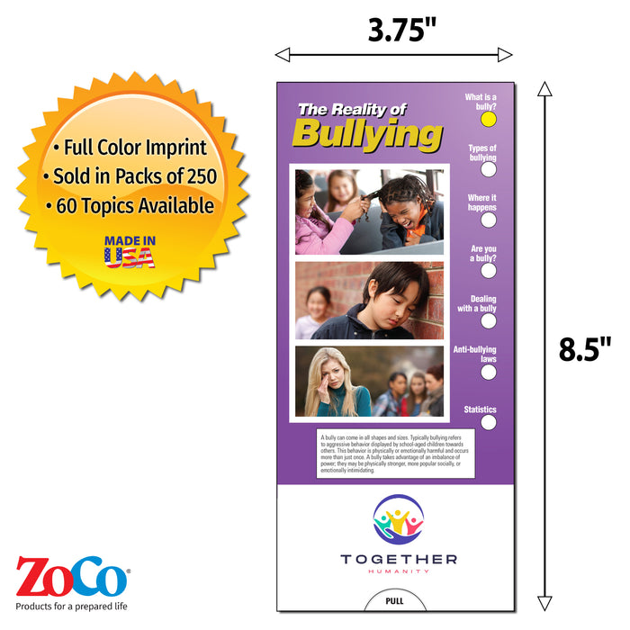 Reality of Bullying Slide Charts