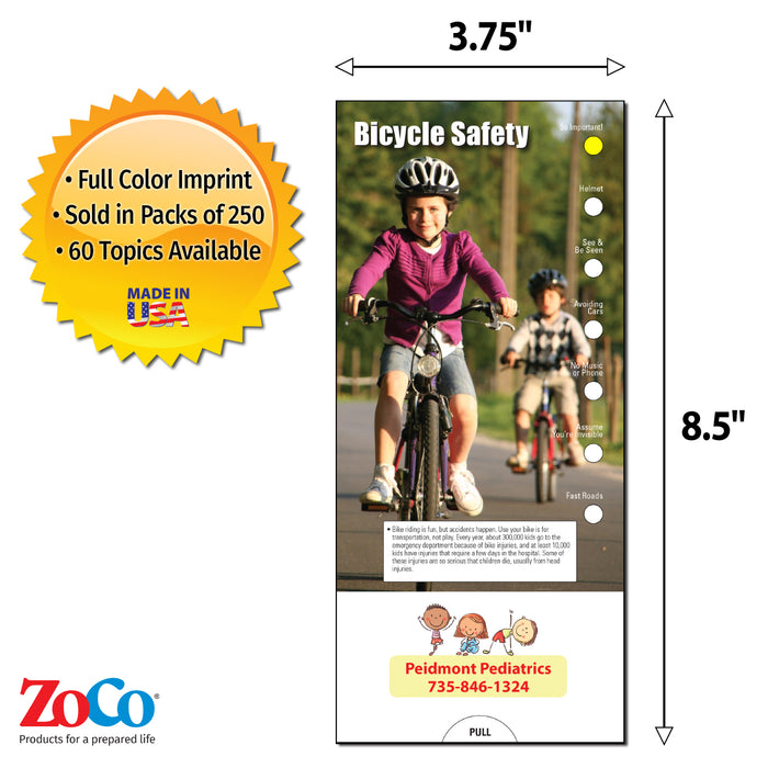 Bicycle Safety Slide Charts