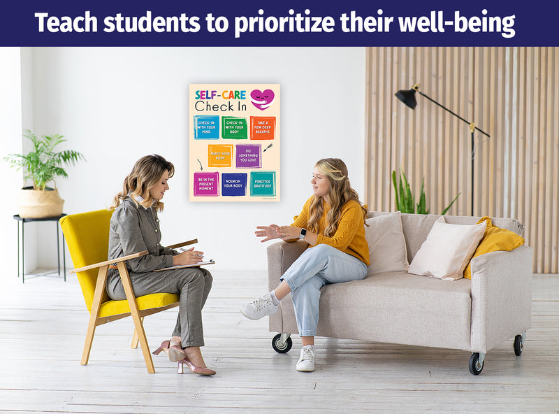 Self Care Check In Poster