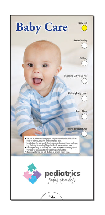 Baby Care Slide Charts (Qty 250) - Free Customization