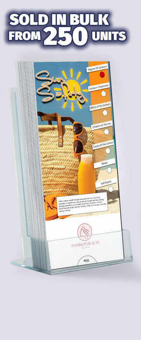 ZoCo - Sun Safety Slide Charts (Qty 250) - Customize with Your Imprint