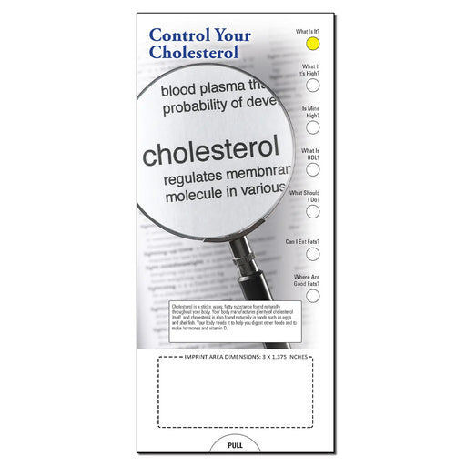 Control Your Cholesterol Slide Charts