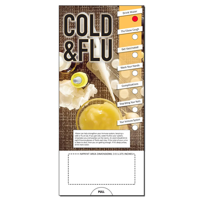 Cold and Flu Slide Charts (Qty 250) - Free Customization