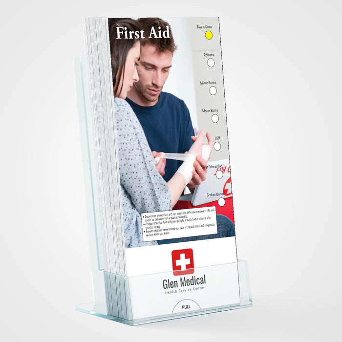 First Aid Slide Charts (Qty 250) - Customize with Your Imprint