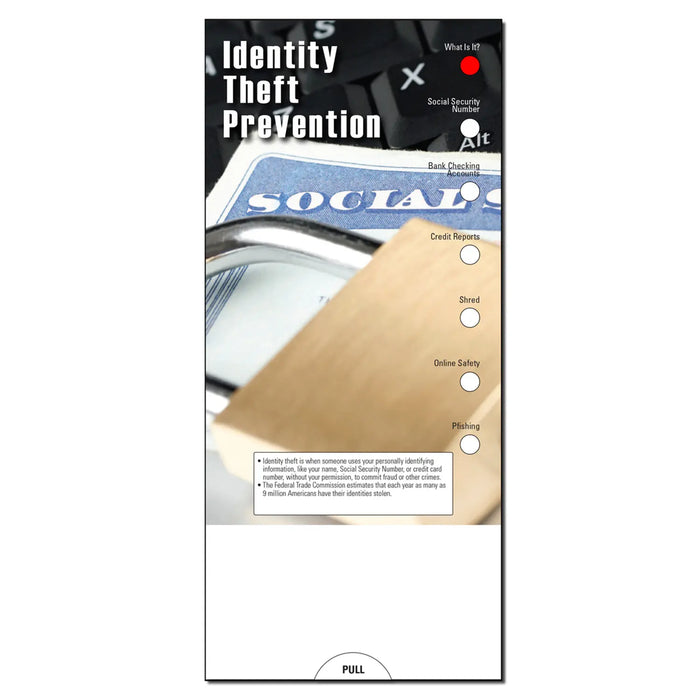 Identity Theft Prevention Slide Charts 