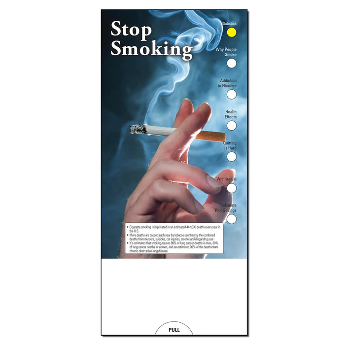 Stop Smoking Slide Charts (Qty 250) - Free Customization