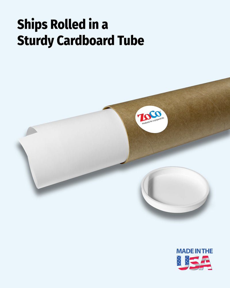 Ships rolled in a sturdy cardboard tube
