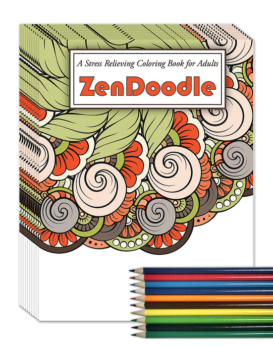 ZoCo - Adult Sress Relieving Coloring Books:  ZENDOODLE