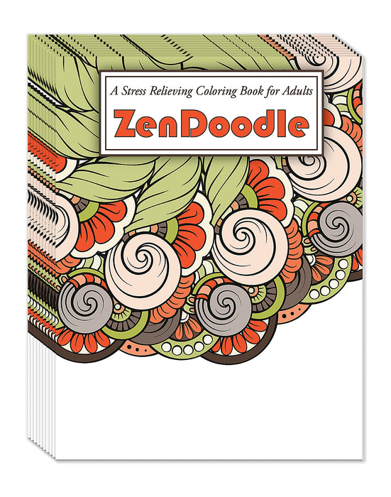 ZoCo - Adult Sress Relieving Coloring Books:  ZENDOODLE