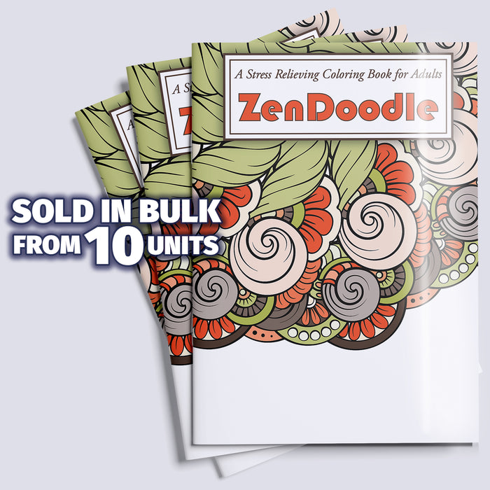 ZoCo - Adult Sress Relieving Coloring Books:  ZENDOODLE