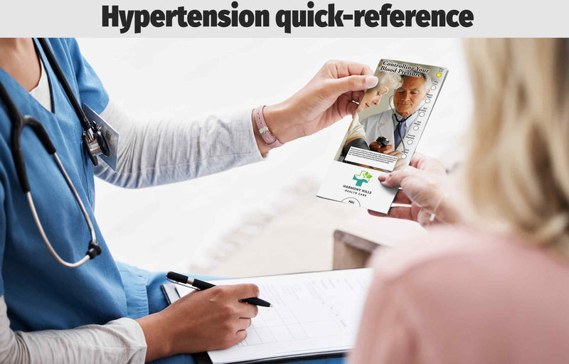 Controlling Your Blood Pressure - Slide Charts - Add Your Logo + Text
