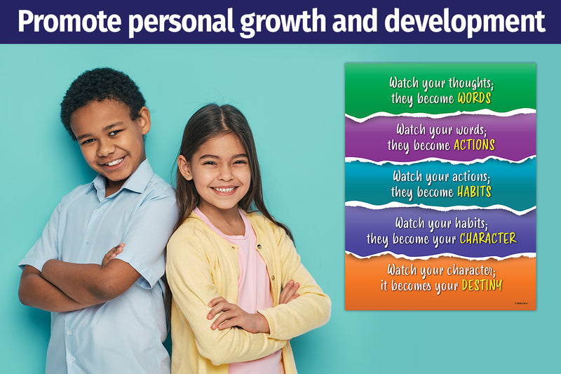 Watch Your Thoughts Inspirational Poster